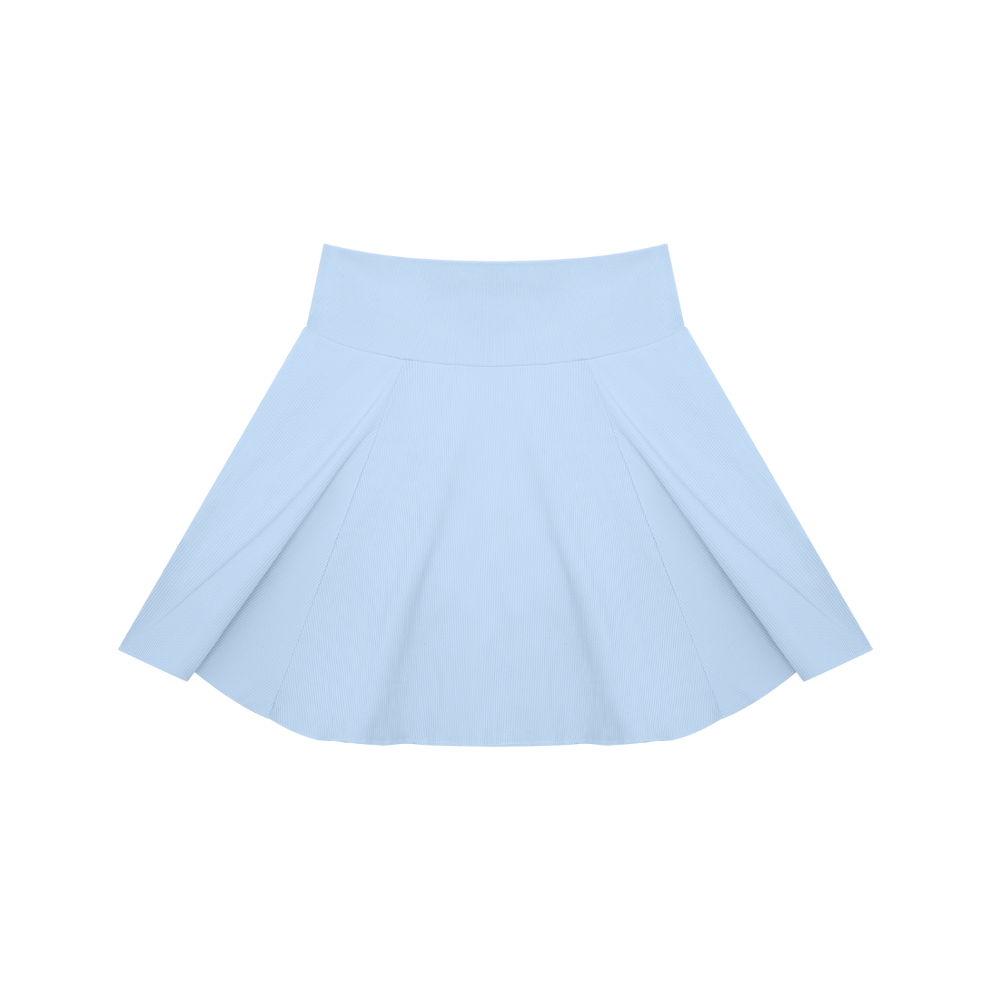 Pleated Skort - Blue
