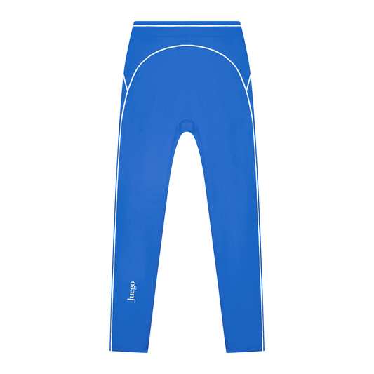 High Rise Leggings - Colorful Blue