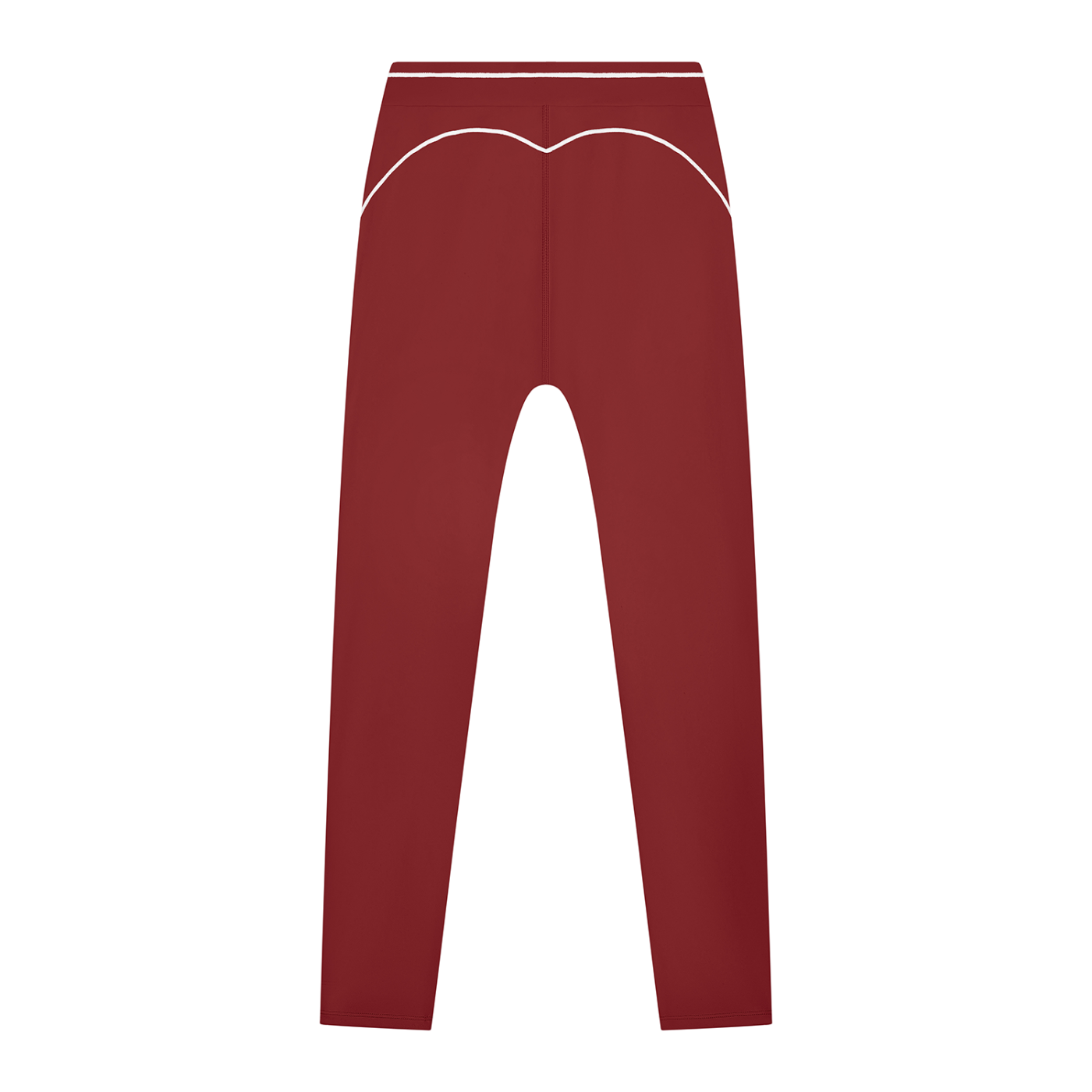 High Rise Leggings - Red