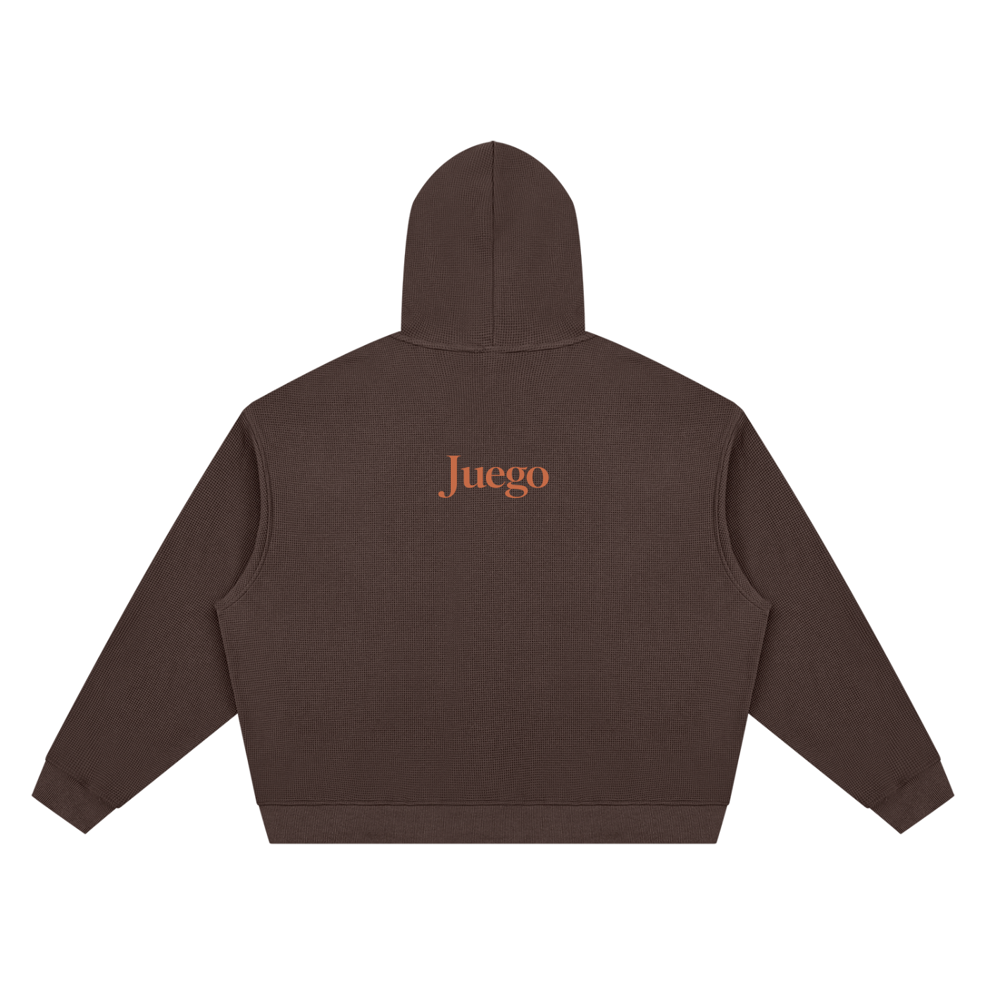 Waffle Hoodie - Coffee