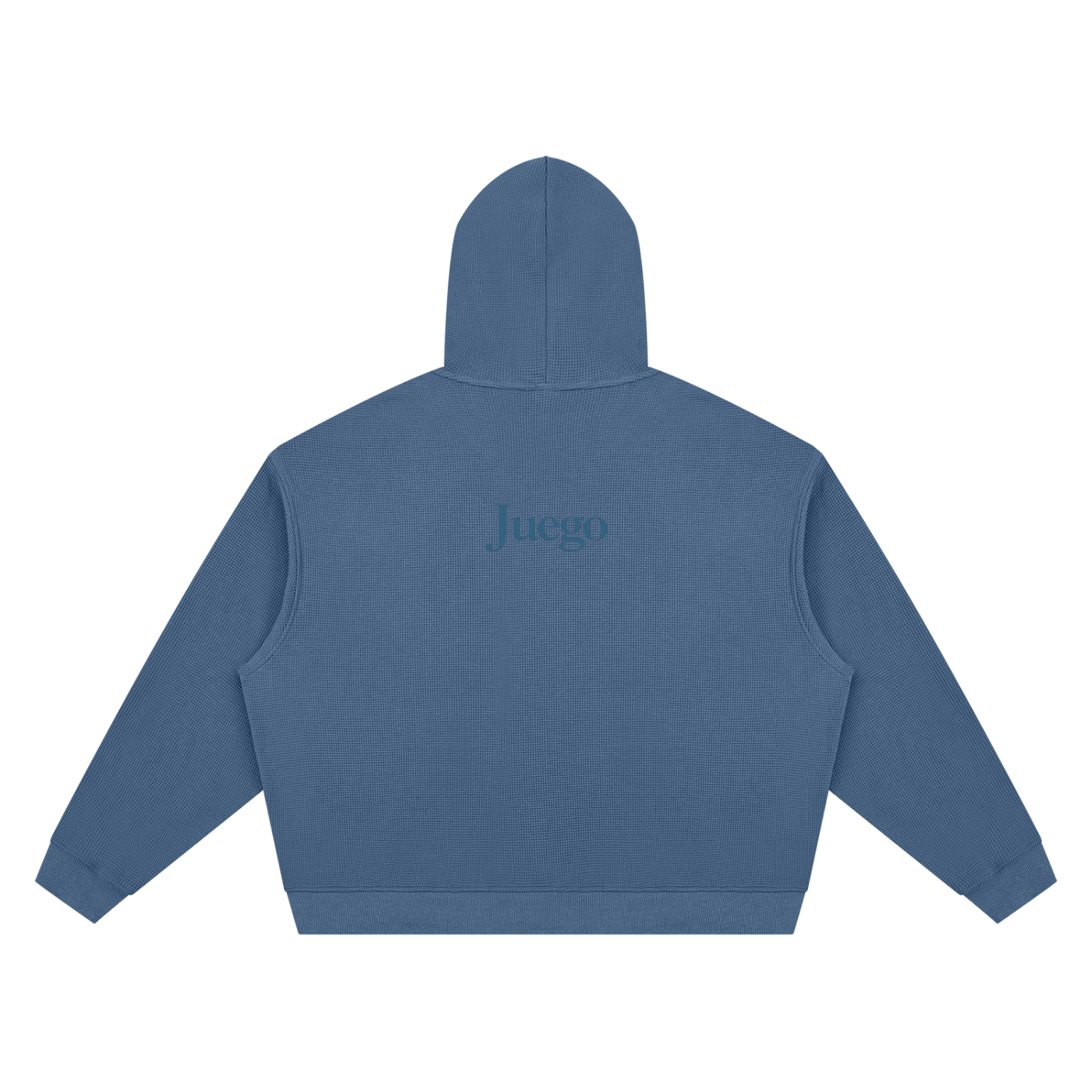 Waffle Hoodie - Jeans Blue