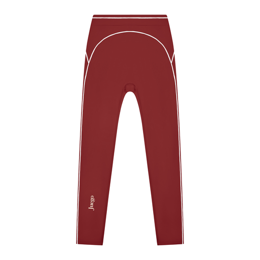 High Rise Leggings - Red