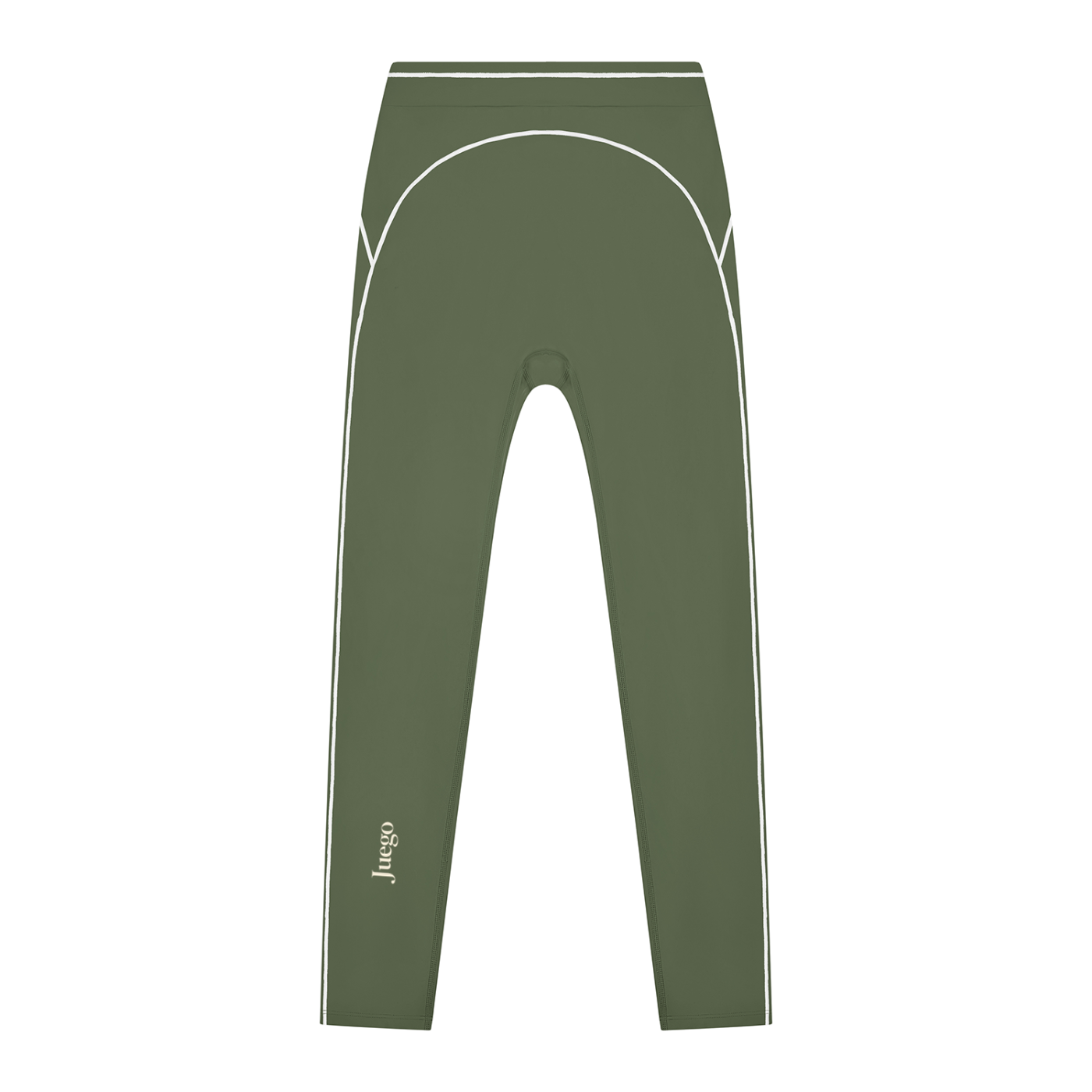 High Rise Leggings - Gray Green