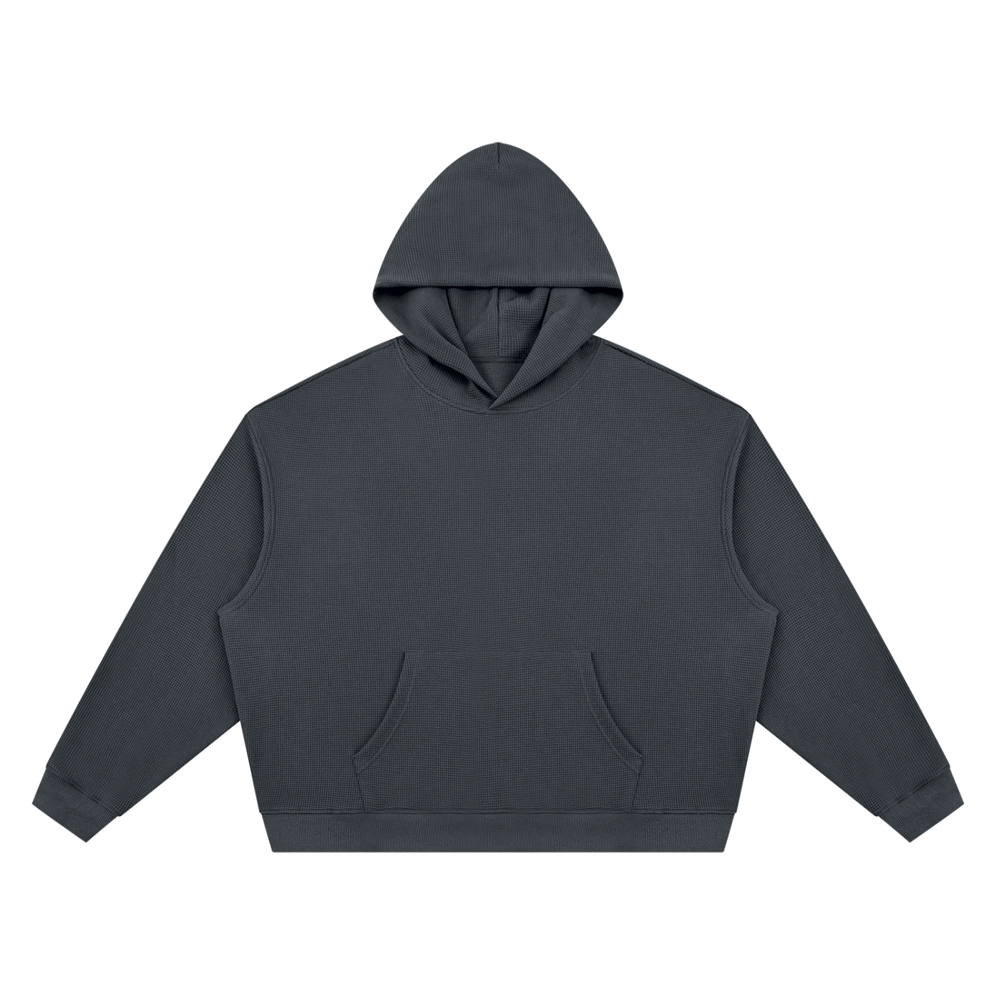 Waffle Hoodie - Dark Gray